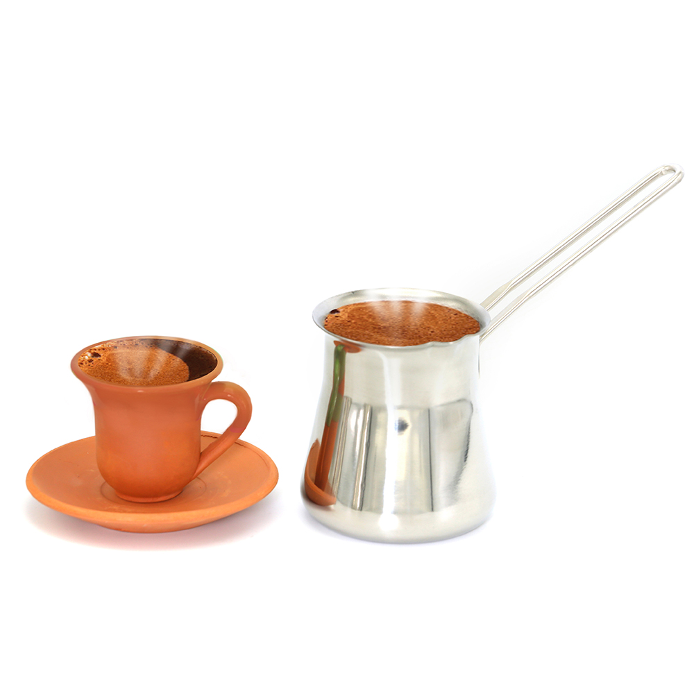 Stainless Steel Coffee Pot With Cover Milk Tea Hot Chocolate Rayane s Beautiful Homes Beirut Lebanon