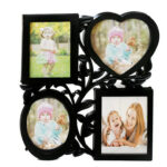 Multiple Photo Frames for Wall Multi Photo Frame for 4 Photos Gallery Frames for Photo Collage Black