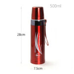 500 ML Colorful Double Wall Insulated Stainless Steel Thermos - Image 3