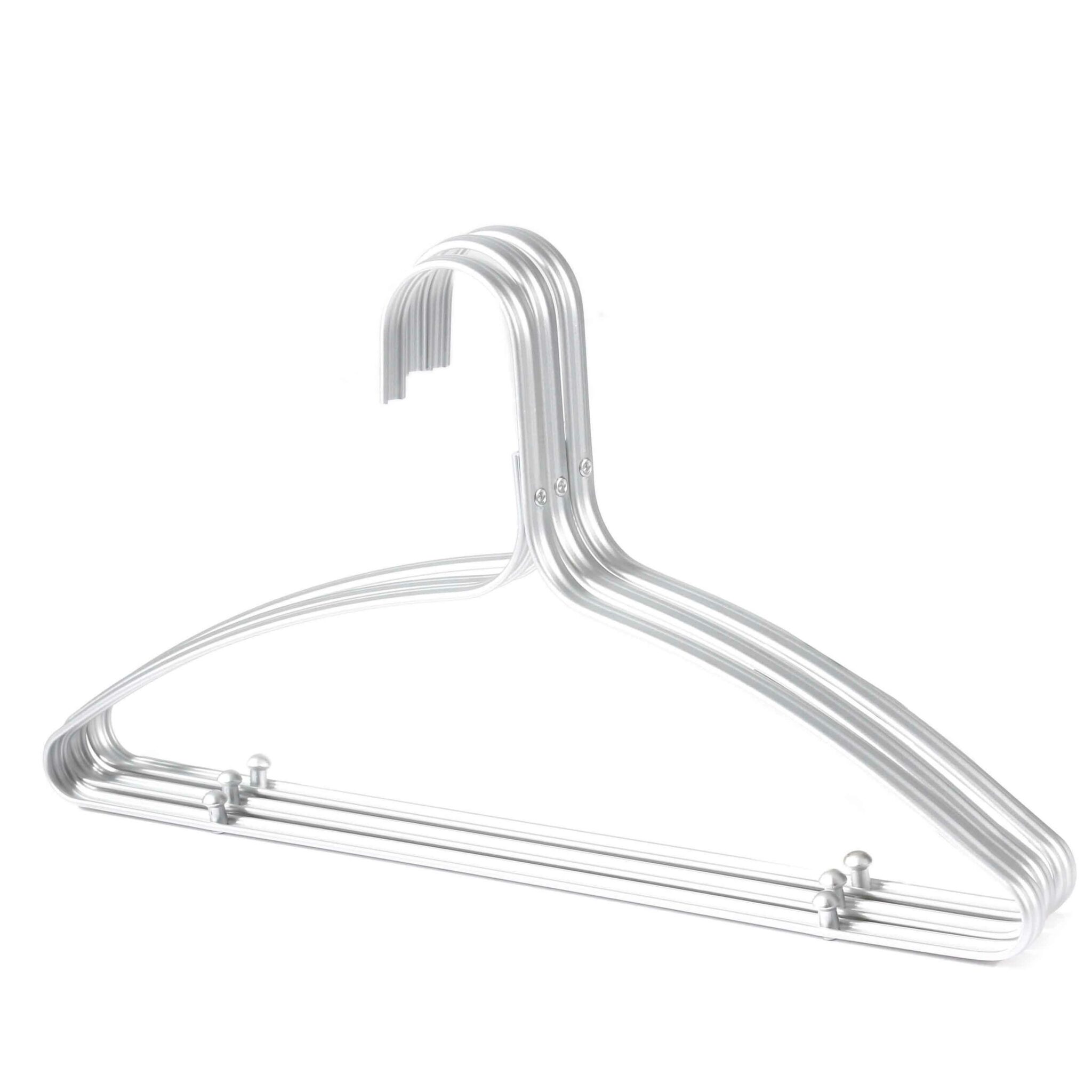 White Plastic Heavy-Duty Hangers (3-Pack)