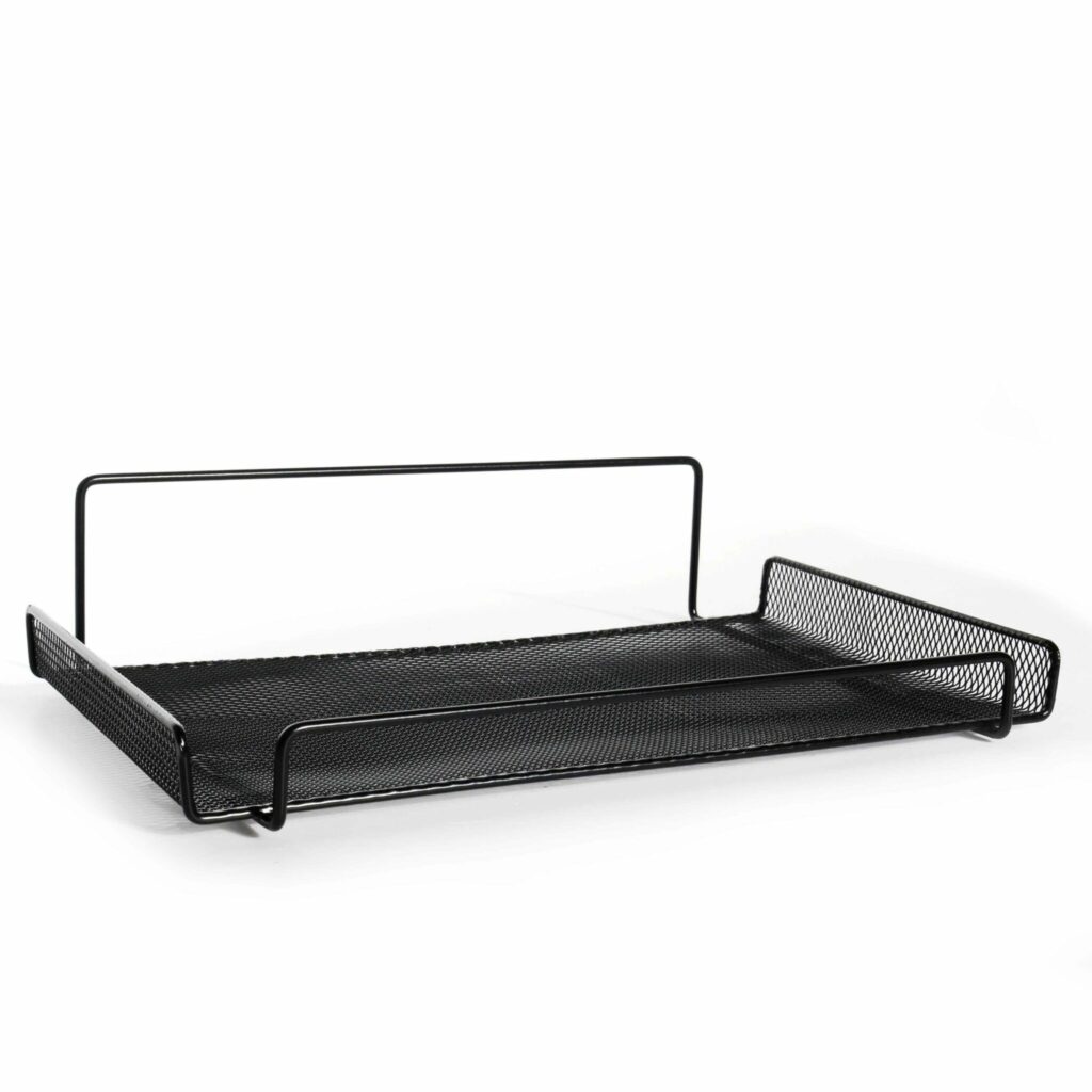 Wall Mounted Router Shelf with Adhesive Hooks, TV Set Top Box Rayane