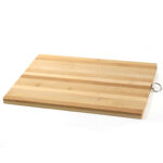 Bamboo Wooden Chopping Board with Hanging Hole Double Sided Serving Tray Cutting Board Table for Meat Vegetables Fruits and Cheese 1 Piece - Image 2
