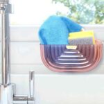 Dish Sponge Holder Basket with Adhesive Hooks - Image 5