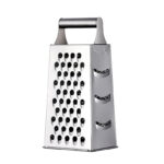 4 Sided Stainless Steel Heavy Duty Grater Suitable for Parmesan Cheese Vegetables Spices and Herbs