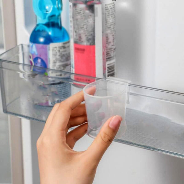 2 Pieces Mini Snap On Hanging Storage Holders for Fridge