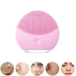 Waterproof Dual Sided Facial Cleansing Brush and Massager USB Rechargeable For All Skin Types Perfect for Absorption of Facial Skin Care Products