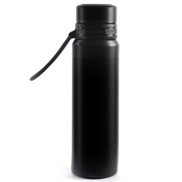 800 ML, Vacuum Bottle Flask with Stainless Steel Lining and Leakproof Lid and Silicone Handle for Hot and Cold Drinks