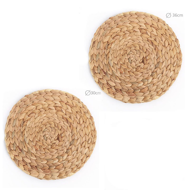 Wicker Woven Round HeatResistant Table Pad For Dining Table, Kitchen