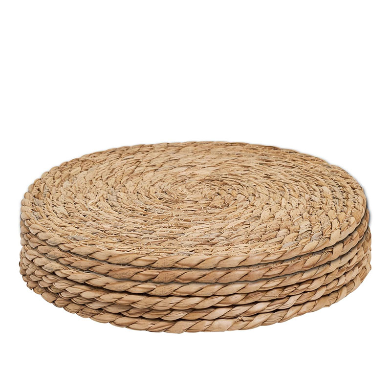 Wicker Woven Round HeatResistant Table Pad For Dining Table, Kitchen