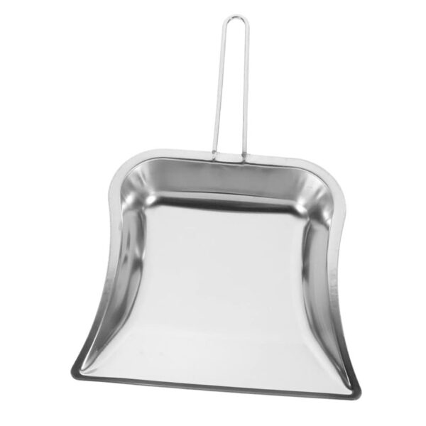 Heavy Duty Stainless Steel Dustpan with Comfort Handle