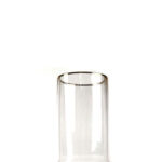 29 CM Decorative Modern Clear Tall Glass Vase With Gold Rim for Living Room Office Porch and Desktop - Image 4