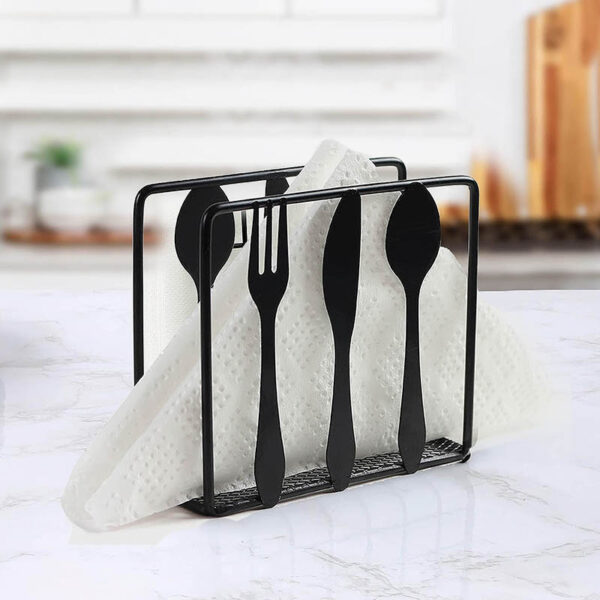 Metal Tissue Holder Stand For Home Restaurant Café and Kitchen