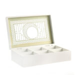 6 Compartments Islamic Tea Box Wooden Organizer