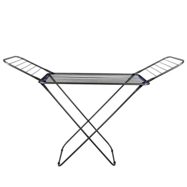 107 CM, Metal Clothes Drying Rack, Foldable Laundry Rack, SpaceSaving