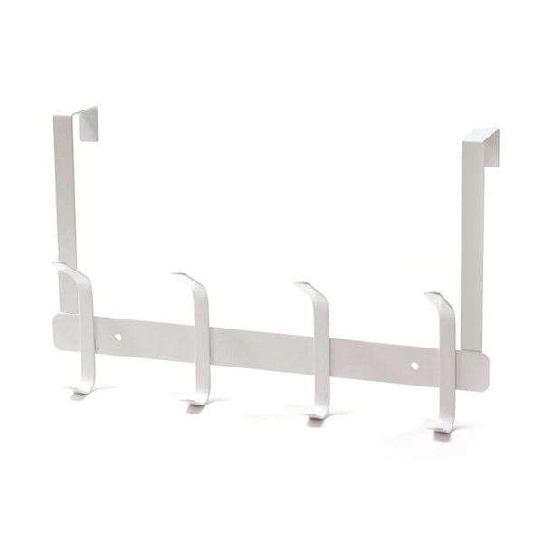 4Hook Heavy Duty Metal Multipurpose Over the Door Hanger for Clothes