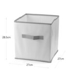 29 CM Foldable Storage Bin Organizer with Handle Washable Storage Bin for Pants Shirts and Towels - Image 3