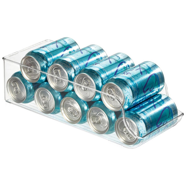 35 CM, Clear Acrylic Multifunctional Storage and Organizing Bin, Unbreakable Bin for Refrigerators, Freezers, Cabinets and Pantry