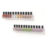 38 CM X 4 CM Set of 4 Wall Mounted Acrylic Shelf Wall Display Shelves with High Edge for Bedroom and Living Room