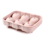 Silicone Sphere Ice Mold with Cover 6 Round Ice Balls - Image 4