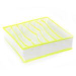 7 Compartments Multipurpose Organizer Storage Box Foldable Closet Clothes Dividers for Bra Underwear and Pantyhose