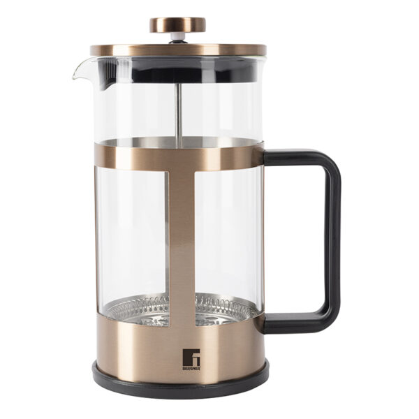 Bergner Coffee Plunger 1L Borosilicate Glass Copper Bg