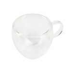 Bergner Set 2 Pcs Glass 100 Ml Double Wall High Borosilicate Coffee & Tea Lovers Bg - Image 2