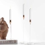 Set of 3 Clear Acrylic Taper Candle Holders with Base Candlestick Holders for Home Wedding Party Centerpieces - Image 2