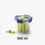 LocknLock Topclass Square Glass Food Container 950Ml