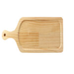 Bamboo Wooden Chopping Board With Handle Rectangular Serving Tray Cutting Board Table for Meat Vegetables Fruits Cheese - Image 4