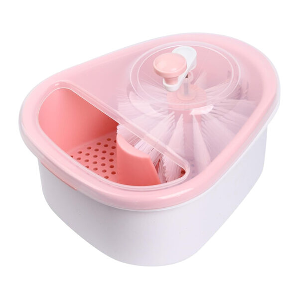 Fruit Cleaner Spinner Fruit and Vegetable Washing Machine with Brush Colander and Bowl Fruit Washer Spinner Scrubber Kitchen Home Essentials