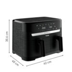 TEFAL Dual Easy Fry, Air fryer, 8.3 L, Dual Drawers - Image 3