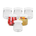 100 ML Glass Spice Storage Jar with Lid Jars Container for Storing Spices Condiment Salt Pepper and Chili Flakes 1 Piece