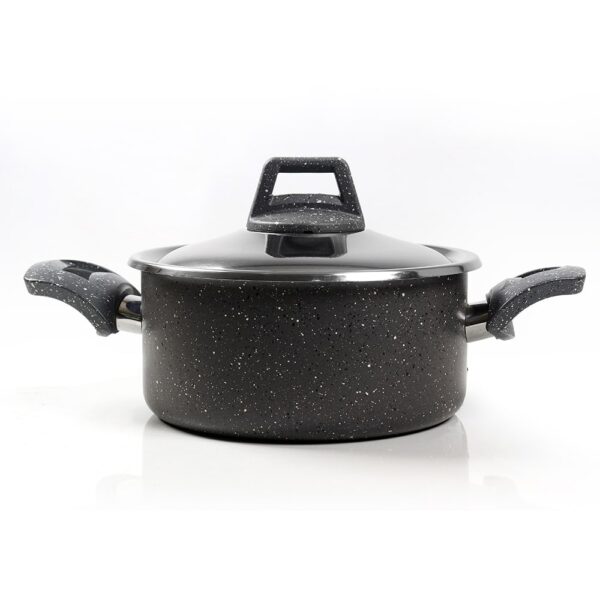 Non Stick Aluminum Casserole Pan with Aluminum Lid