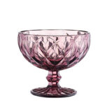 300 ML Set of 6 Glass Meghli and Ice Cream Bowls Dessert Bowls for Home Restaurants and Parties Purple - Image 4