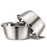 Stainless Steel Mixing Bowl Kitchen and Home Essential for Food Storage Serving Salad Food Prep and Baking Dishwasher Safe Silver