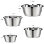 Stainless Steel Mixing Bowl Kitchen and Home Essential for Food Storage Serving Salad Food Prep and Baking Dishwasher Safe Silver - Image 3