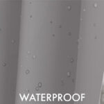 178 CM X 183 CM Waterproof Bathroom Shower Curtain with Rings Premium Vinyl Long Shower Curtains Washable and Water Resistant - Image 2