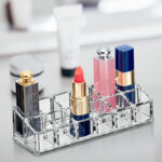12 Compartments Clear Acrylic Cosmetic and Makeup Storage Organizer for Lipsticks Lip Glosses Eyeliner and Mascara 1 Piece - Image 2