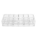 12 Compartments Clear Acrylic Cosmetic and Makeup Storage Organizer for Lipsticks Lip Glosses Eyeliner and Mascara 1 Piece - Image 4