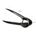 16 CM Aluminum Walnut and NutCracker Clip Multifunctional Pliers to Remove Hard Shell for Walnuts Hazelnuts Almonds and Chestnuts Black - Image 3