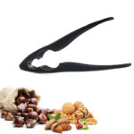 18 CM Aluminum Pliers Nut Cracker Clip Multifunctional Pliers to Remove Hard Shell for Walnuts Hazelnuts Almonds and Chestnuts Black