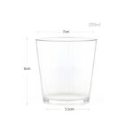200 ML Acrylic Drinking Glasses Unbreakable Cup Whiskey Cups Drinkware Cup for Water Juice Cocktail Beer and Cold Beverages 1 Piece - Image 3