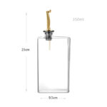 350 ML Borosilicate Glass Oil and Vinegar Dispenser Bottle with Leakproof Spout Perfect for Olive Oil Sesame Oil Vinegar and Soy Sauce 1 Piece - Image 3