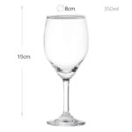 350 ML Acrylic Red Wine Cup Unbreakable Drinking Mug Champagne Goblet Cup Drinkware Cups for Water Whiskey Juice Vodka and Cold Beverages 1 Piece - Image 3
