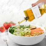500 ML Borosilicate Glass Oil and Vinegar Dispenser Bottle with Leakproof Spout Perfect for Olive Oil Sesame Oil Vinegar and Soy Sauce 1 Piece - Image 2