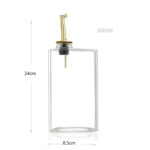 500 ML Borosilicate Glass Oil and Vinegar Dispenser Bottle with Leakproof Spout Perfect for Olive Oil Sesame Oil Vinegar and Soy Sauce 1 Piece - Image 3