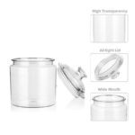 450 ML Acrylic Food Storage Sealed Container with Knobbed Lid Kitchen and Pantry Jar Organization for Dry Food Tea Coffee Powder and Sugar 1 Piece - Image 4