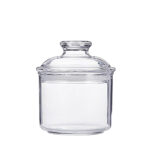 450 ML Acrylic Food Storage Sealed Container with Knobbed Lid Kitchen and Pantry Jar Organization for Dry Food Tea Coffee Powder and Sugar 1 Piece