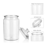 750 ML Acrylic Food Storage Sealed Container with Knobbed Lid Kitchen and Pantry Jar Organization for Dry Food Tea Coffee Powder and Sugar 1 Piece - Image 4