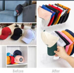 Acrylic Hat Stand for Baseball Caps Hat Holder Organizer Hat Racks Display Storage for 7 Baseball Caps for Bedroom Closet and Dresser 1 Piece - Image 2